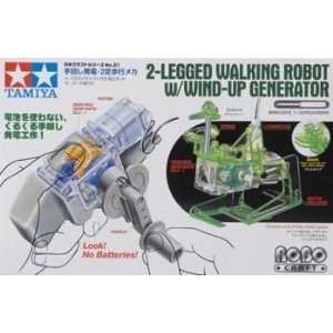     Walking Robot w/Wind Up Generator 2 Legs (Science) Toys & Games