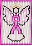 BREAST CANCER ANGEL~PONY BEADED BANNER PATTERN  