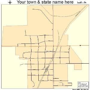  Street & Road Map of San Jose, Illinois IL   Printed 