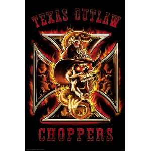  Outlaw Choppers Poster 8in x 10in 