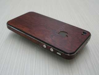 NEW STYLE ROYAL WOOD PROTECTOR SKIN FOR APPLE iPHONE 4 4S DECAL FULL 