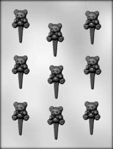 BABY BEAR Pick Candy Molds favors treats shower 9051  