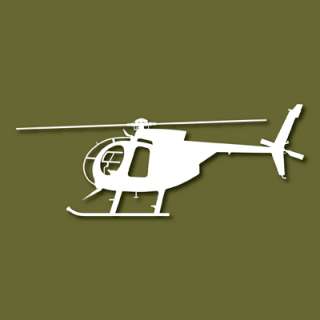 MD 500D Hughes Helicopter Vinyl Decal Sticker VS500DS  