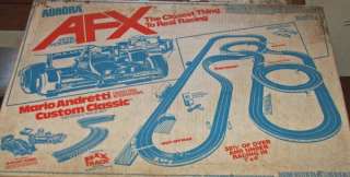 1979 Aurora AFX Racing Set Andretti Grand Prix Track Controllers 