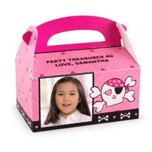  Pink Skull Personalized Empty Favor Boxes (8) Toys 