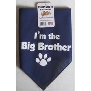  Im The Big Brother Bandana, Navy Blue miniature (14x14x20 