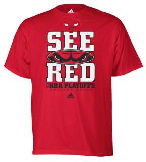 Chicago Bulls See Red NBA Playoffs T Shirt  