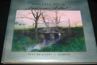 1992 MITCHELL TOLLE American Artist SIGNED Limited Ed Book & Print 