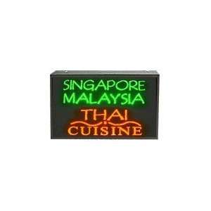  Singapore Malaysia THair Cuisine Simulated Neon Sign 16 x 
