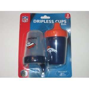  DENVER BRONCOS 8 oz. Team Logo Kids No Spill SIPPY CUP (2 