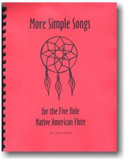 Native American 5 hole flute song book r   