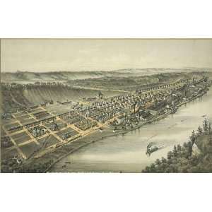   City Armstrong County Pennsylvania. 1896 24 X 15.5 
