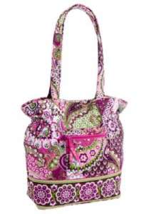 NWT Vera Bradley Laura Tote Very Berry Paisley handbag bag  