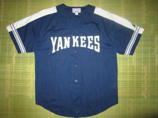   Jersey Vintage Shirt STARTER Baseball Men LARGE Jeter Rodriguez  