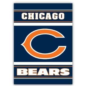  NFL Chicago Bears 2 Sided 28 by 40 Inch House Banner 