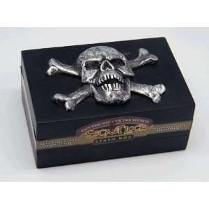  Skull and Crossbones Secret Lock Box