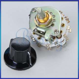 pole 5 Position /Throw 4P 5T Ceramic Rotary Switch for RF Power 