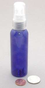   50 BLUE PET 60ml / 2oz Plastic Travel TSA Spray Bottles 
