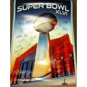  New York Giants Autographed Super Bowl XLVI Official Event 