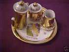doll china tea set gold trim 5 peace setlembrance daca