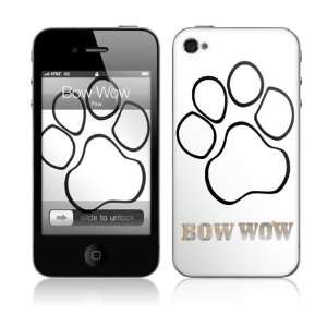  Music Skins MS BOW30133 iPhone 4  Bow Wow  Paw Skin 