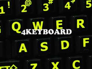 English US Glowing Fluorescent keyboard stickers are vibrant, bright 