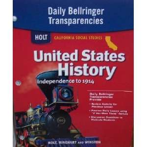  Daily Bellringer Transparencies (United States History 