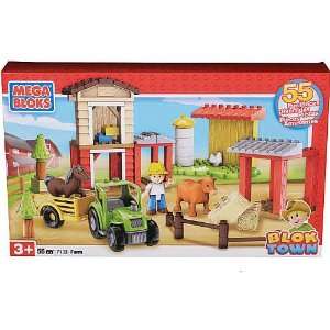    Mega Bloks Bloktown Deluxe Playset   Farm (7133) Toys & Games