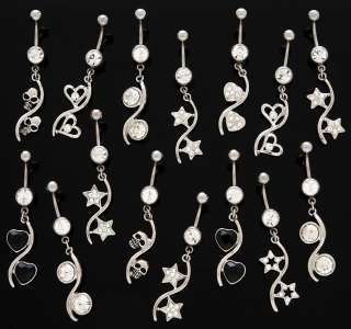 Dangle Belly Button Rings 14g WHOLESALE Body Jewelry  