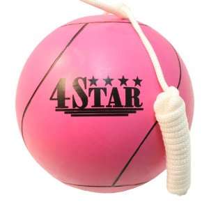 New PINK Color Tether Balls for Play Grounds & Picnics Included With 