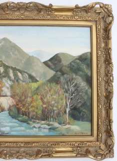 Landscape Oil Painting OLIN HERMAN TRAVIS (1888 1975)  