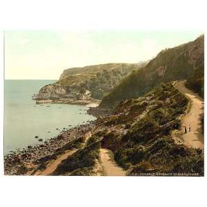   of Approach to Babbacombe Beach, Torquay, England