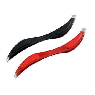   ergonomic shape 4 1/4 length; sold as pair of one black & one red