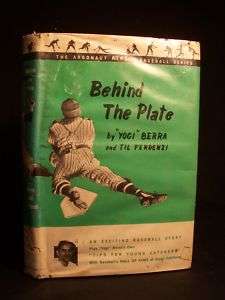 Vintage Yogi Bera Behind The Plate Baseball Story  