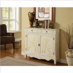  White Hand Painted 2 Door Console