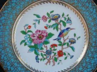 Aynsley Fine English Bone China Plate With Hummingbird  