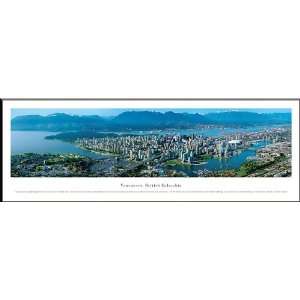  Vancouver, British Columbia   Panoramic Print   Framed 