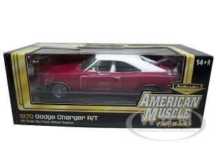 Brand new 118 scale diecast model of 1970 Dodge Charger R/T Pink 