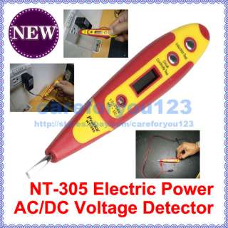 NT 305 Electric Power Meter Digital Test Pen AC/DC Voltage Detector 