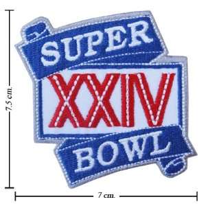  Super Bowl XXIV 24 Logo 1989 Iron On Patches Everything 