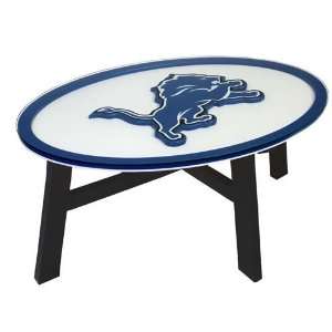    Detroit Lions Helmet Design Coffee Table