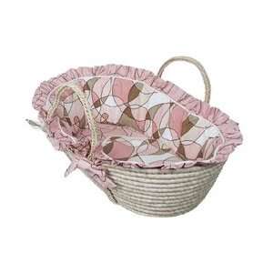  Cocoa Pink Doll Moses Basket Baby