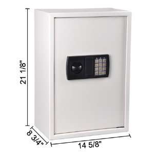   15x9x21 inch Electronic Key Cabinet Digital Safe Box