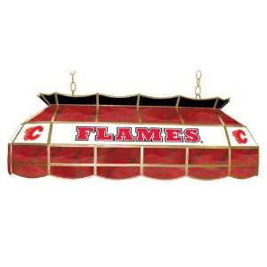   Flames Stained Glass 40 inch Lighting Fixture
