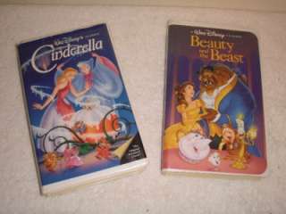 LOT OF 4 VHS Video Cartoon Kid Children Family Disney  