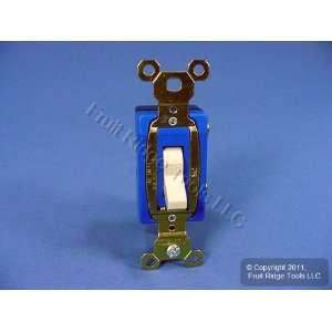  Pass & Seymour Ivory HARD USE Toggle Light Switch 15A 