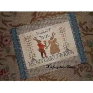  Rabbit Folk   Cross Stitch Pattern Arts, Crafts & Sewing