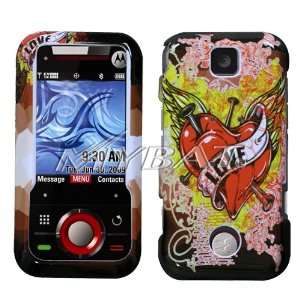 Love Tattoo Phone Protector Cover for MOTOROLA A455 (Rival)