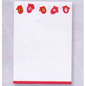  Hallmark Note Sheets XLH4129 Mittens Note Sheets 
