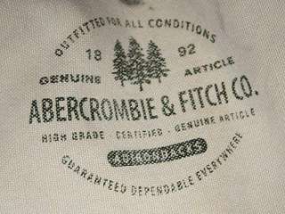   Abercrombie and & Fitch Canvas Army Duffle Bag Backpack Rucksack Swiss